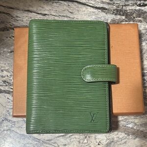 Louis Vuitton Forest Green Epi Leather Wallet